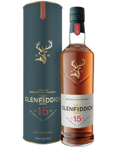 Whisky Glenfiddich Solera 15 ans -- 52,00€ la bouteille !